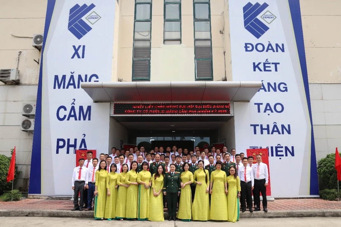 Đại hội đại biểu Đảng bộ Công ty CP Xi măng Cẩm Phả lần IV: Dấu mốc quan trọng nhiệm kỳ 2025 – 2030